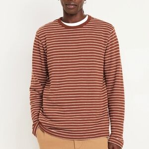 Old Navy Brown Striped Men's longsleeve shirt size XXL nwt